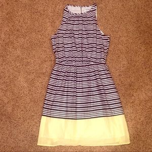 OLD NAVY Navy and Yellow Summer Dress 👗